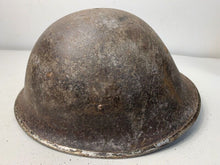 Load image into Gallery viewer, Mk3 Canadian / British Army Original WW2 Turtle Helmet High Rivet - The Militaria Shop
