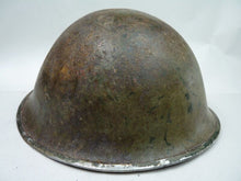 Load image into Gallery viewer, Original WW2 British / Canadian Mk3 Turtle Helmet Great Paint - The Militaria Shop
