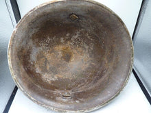 Load image into Gallery viewer, Mk3 Canadian / British Army Original WW2 Turtle Helmet High Rivet - The Militaria Shop