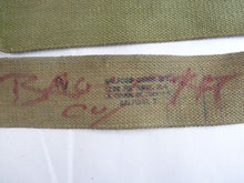 Load image into Gallery viewer, Original WW2 Pattern British Army L Straps Pair - 37 Pattern Webbing Haversack - The Militaria Shop