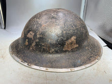 Load image into Gallery viewer, Original WW2 British Army Mk2 Army Combat Helmet - South African Manufactured - The Militaria Shop