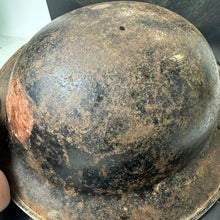 Load image into Gallery viewer, Original WW2 British Army Mk2 Combat Helmet Shell - South African Manufactured - The Militaria Shop