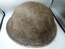 Load image into Gallery viewer, Mk3 Canadian / British Army Original WW2 Turtle Helmet High Rivet - The Militaria Shop