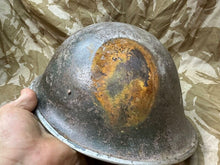 Charger l'image dans la galerie, WW2 Mk3 High Rivet Turtle - British / Canadian Army Helmet - Nice Original - The Militaria Shop