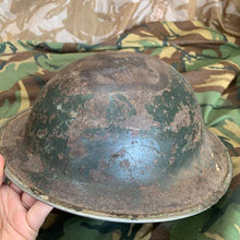 Charger l'image dans la galerie, Original WW2 British Style South African Mk2 Army Combat Helmet - The Militaria Shop