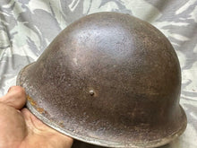 Load image into Gallery viewer, Original WW2 Canadian / British Army Mk3 High Rivet Turtle Helmet - The Militaria Shop