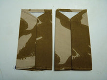 Load image into Gallery viewer, QARANC Desert DPM Rank Slides / Epaulette Pair Genuine British Army - NEW - The Militaria Shop