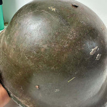 Load image into Gallery viewer, Original WW2 Helmet British / Canadian Army WW2 Mk3 Turtle Helmet - The Militaria Shop