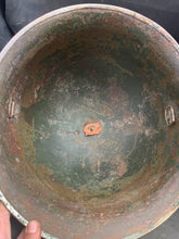 Load image into Gallery viewer, Original WW2 British Army / Canadian Army Mk3 Turtle Combat Helmet - The Militaria Shop