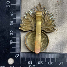 Load image into Gallery viewer, Original WW2 British Army Royal Fusiliers Cap Badge - The Militaria Shop
