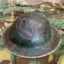 Charger l'image dans la galerie, Original WW2 British Style South African Mk2 Army Combat Helmet - The Militaria Shop