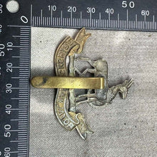Load image into Gallery viewer, Original WW2 British Army Cap Badge - Royal Warwickshire Regiment - The Militaria Shop