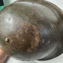 Load image into Gallery viewer, Original WW2 Helmet British / Canadian Army WW2 Mk3 Turtle Helmet - The Militaria Shop