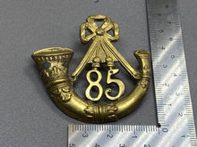 Load image into Gallery viewer, Original British Army - 1759-1881 - 85th Light Infantry (KSLI) Glengarry Badge - The Militaria Shop