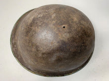 Load image into Gallery viewer, Mk3 Canadian / British Army Original WW2 Turtle Helmet High Rivet - The Militaria Shop