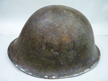 Load image into Gallery viewer, Original WW2 British / Canadian Mk3 Turtle Helmet Great Paint - The Militaria Shop