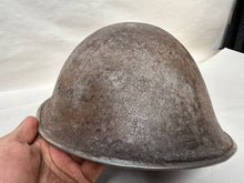 Load image into Gallery viewer, Mk3 Canadian / British Army Original WW2 Turtle Helmet High Rivet - The Militaria Shop