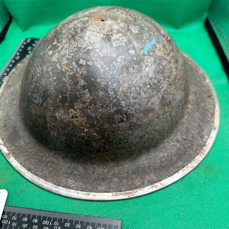 British Army Mk2 Brodie Helmet - Original WW2 - South African Manufactured - The Militaria Shop