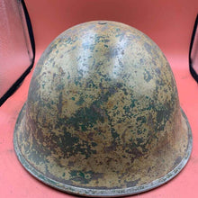 Charger l'image dans la galerie, Original British / Canadian Army WW2 Soldiers Military Combat Mk3 Turtle Helmet - The Militaria Shop