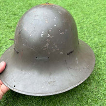 Load image into Gallery viewer, Original WW2 British Home Front Civillian Zuckerman Helmet & Liner - 1941 Da - The Militaria Shop