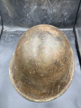 Load image into Gallery viewer, Original WW2 Canadian / British Army Mk3 High Rivet Turtle Helmet - The Militaria Shop
