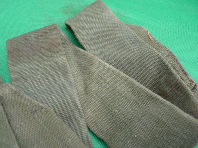 Original WW2 British Army 44 Pattern Equipment Strap - 1945 Dated - The Militaria Shop