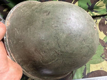 Charger l'image dans la galerie, British / Canadian Army Mark 3 Turtle Helmet - Original WW2 Combat Helmet - The Militaria Shop