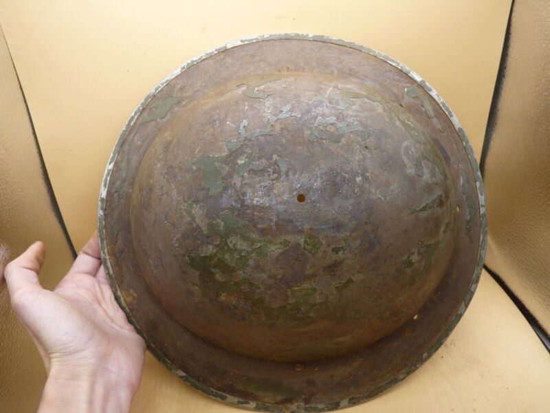 Original WW2 South African Army Mk2 Brodie Helmet - British Style Combat Helmet - The Militaria Shop