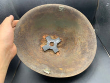 Load image into Gallery viewer, Original WW2 Onwards (1945-1952) British Army Mk4 Turtle Helmet - The Militaria Shop