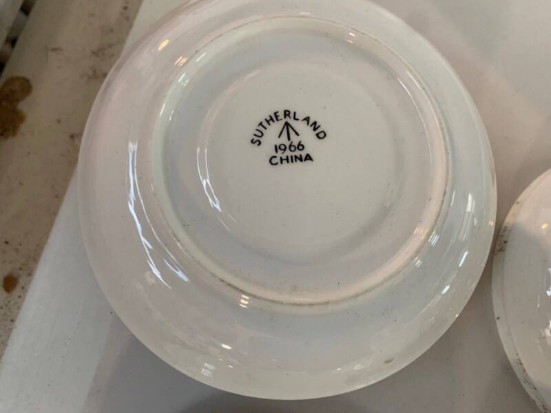 Genuine British Army Officers Mess Porcelain Coffee / Tea Saucer - The Militaria Shop