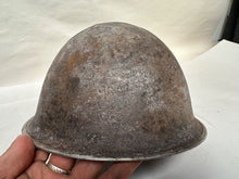 Load image into Gallery viewer, Mk3 Canadian / British Army Original WW2 Turtle Helmet High Rivet - The Militaria Shop