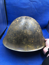 Load image into Gallery viewer, WW2 Canadian / British Army Mk3 Turtle Helmet Original - The Militaria Shop