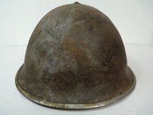 Load image into Gallery viewer, Original Mk3 Canadian / British Army WW2 Turtle Helmet High Rivet - The Militaria Shop