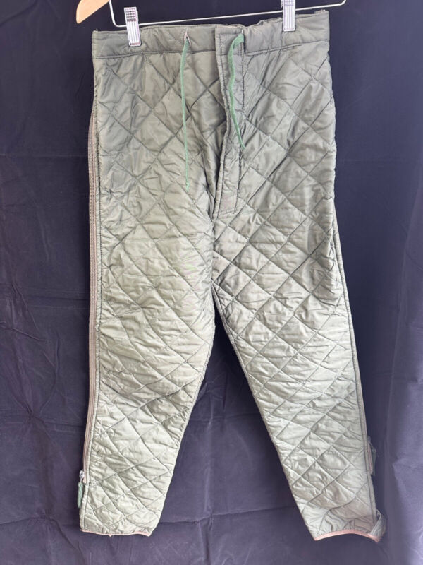 Genuine British Army Green Extreme Cold Weather Combat Liner Trousers-Size 76/82 - The Militaria Shop