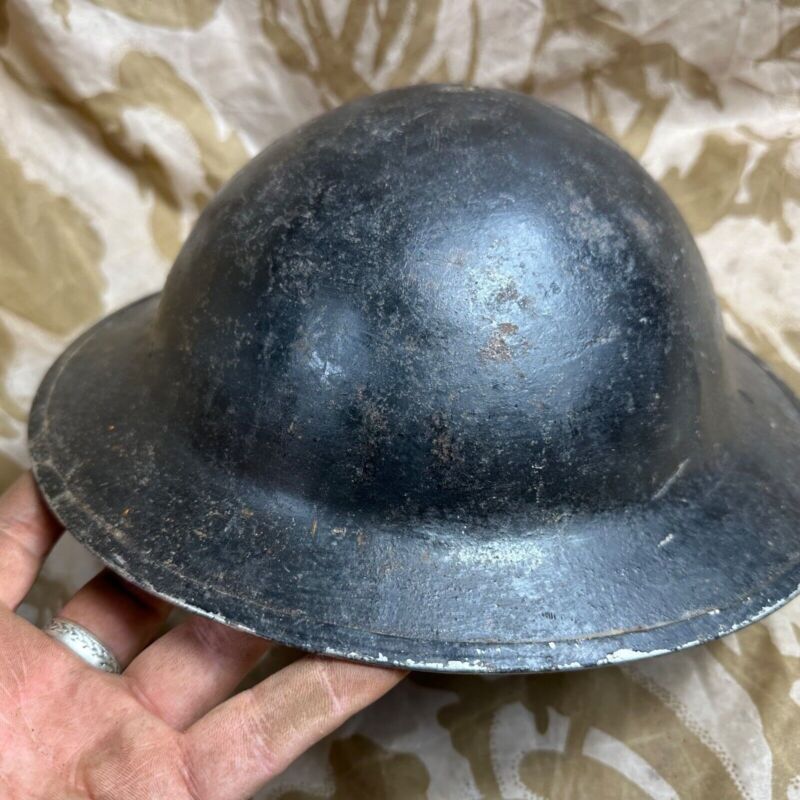 British Army Mk2 Brodie Helmet - Original WW2 - South African Manufactured - The Militaria Shop