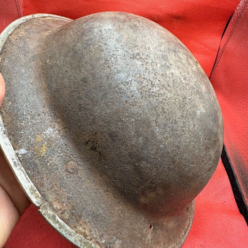 British Army Mk2 Brodie Helmet - Original WW2 - South African Manufactured - The Militaria Shop