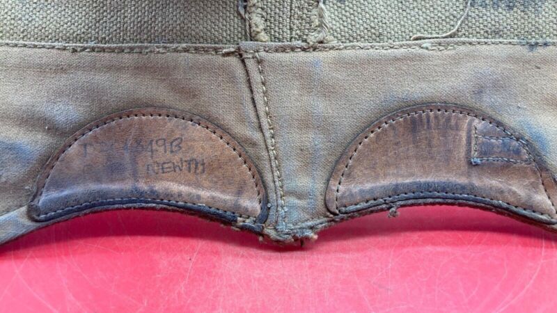 Original British Army Soldiers Gaiter Spat 37 Pattern Webbing (Single) - The Militaria Shop