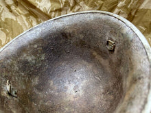 Load image into Gallery viewer, WW2 Mk3 High Rivet Turtle - British / Canadian Army Helmet - Nice Original - The Militaria Shop