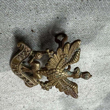 Load image into Gallery viewer, Original WW2 British Army Cap Badge - 26th Hussars - The Militaria Shop
