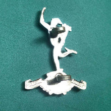 Load image into Gallery viewer, Original British Army Royal Signals FR Anodised Staybrite Collar Badge - The Militaria Shop