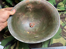 Load image into Gallery viewer, British / Canadian Army Mark 3 Turtle Helmet - Original WW2 Combat Helmet - The Militaria Shop