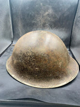 Load image into Gallery viewer, Original WW2 Canadian / British Army Mk3 High Rivet Turtle Helmet - The Militaria Shop