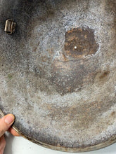 Load image into Gallery viewer, Mk3 Canadian / British Army Original WW2 Turtle Helmet High Rivet - The Militaria Shop