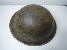 Load image into Gallery viewer, Mk3 Canadian / British Army Original WW2 Turtle Helmet High Rivet - The Militaria Shop