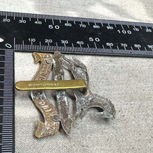 Load image into Gallery viewer, Original WW2 British Army Cap Badge - 3rd The King's Own Hussars - The Militaria Shop