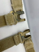 Load image into Gallery viewer, Original WW2 British Army 37 Pattern L Straps Pair - Wartime Dated - The Militaria Shop