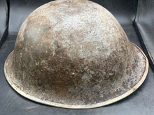 Load image into Gallery viewer, Original WW2 British / Canadian Army Mk3 Turtle Helmet - The Militaria Shop