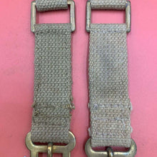 Load image into Gallery viewer, Original WW2 British Army 37 Pattern Webbing Brace Adaptors Pair - The Militaria Shop