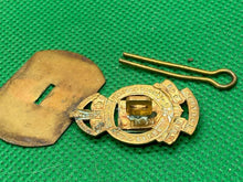 Load image into Gallery viewer, Original WW1 / WW2 British Army Ordnance Corps Collar Badge - The Militaria Shop