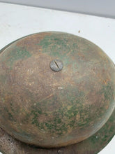 Load image into Gallery viewer, Original WW2 British Home Front Civil Defence Wardens Helmet & Liner - The Militaria Shop